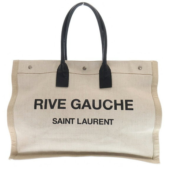 Saint Laurent BAG Beige PARIS GAUCHE RIVE TOTE - Picture 1 of 5